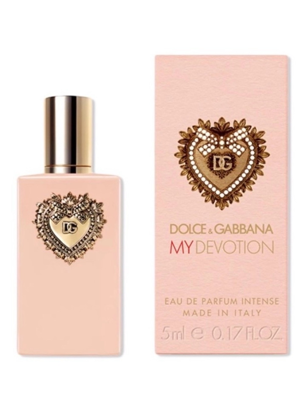 Dolce & Gabbana My Devotion Intense — Soft Pink & Gold Bottle